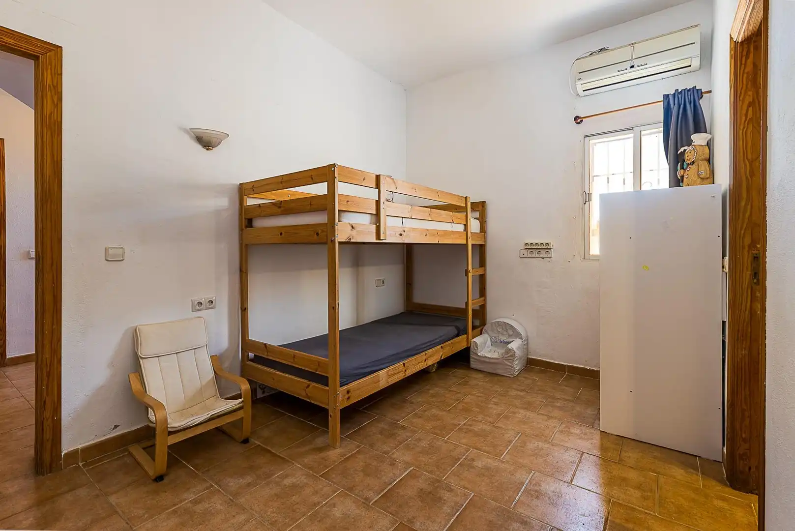 Schlafzimmer von Country house zum Verkauf in  Palma de Mallorca mit Klimaanlage, Heizung und Privatgarten