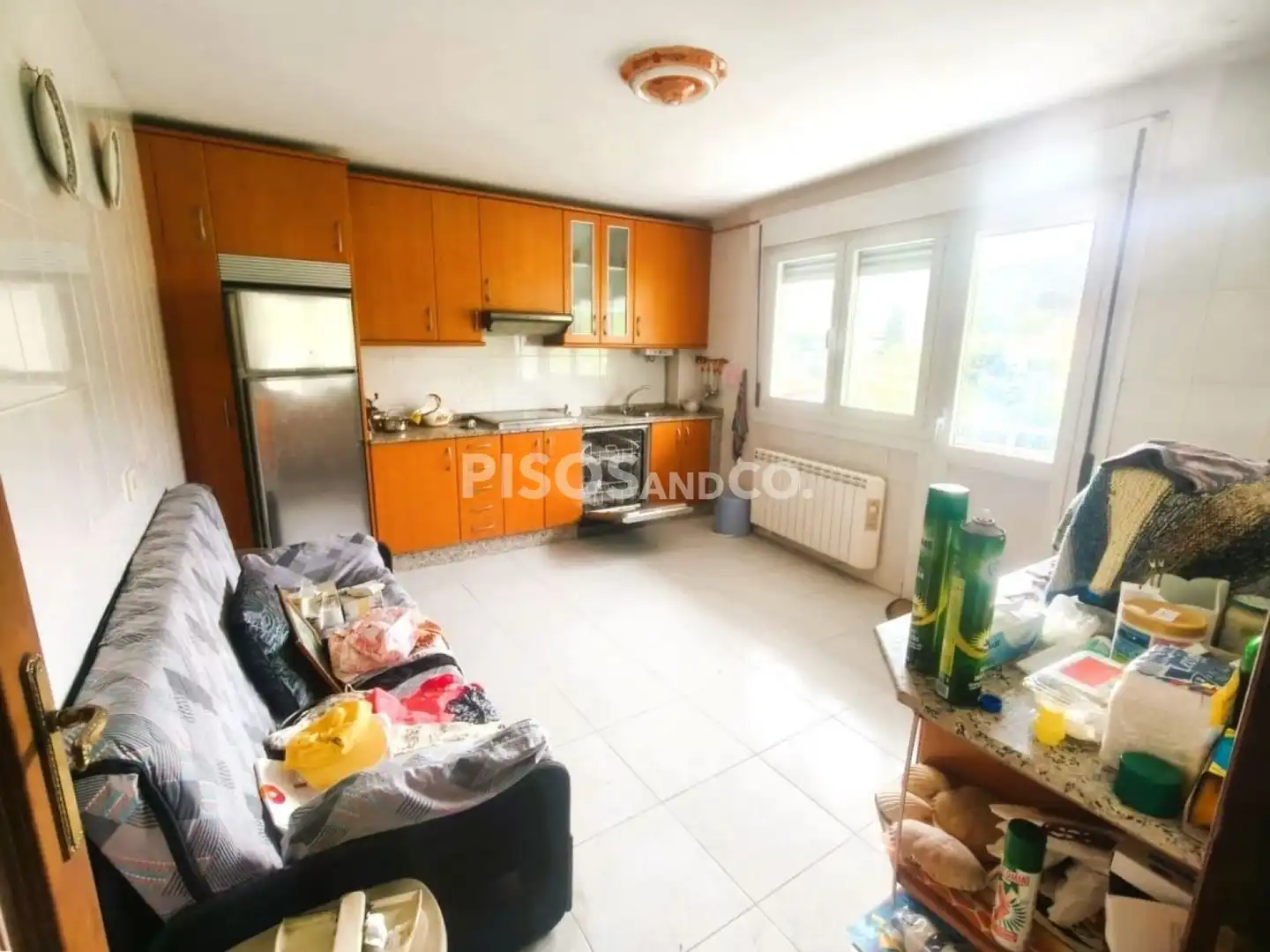 Cocina de Casa o chalet en venta en Culleredo con Calefacción, Terraza y Amueblado