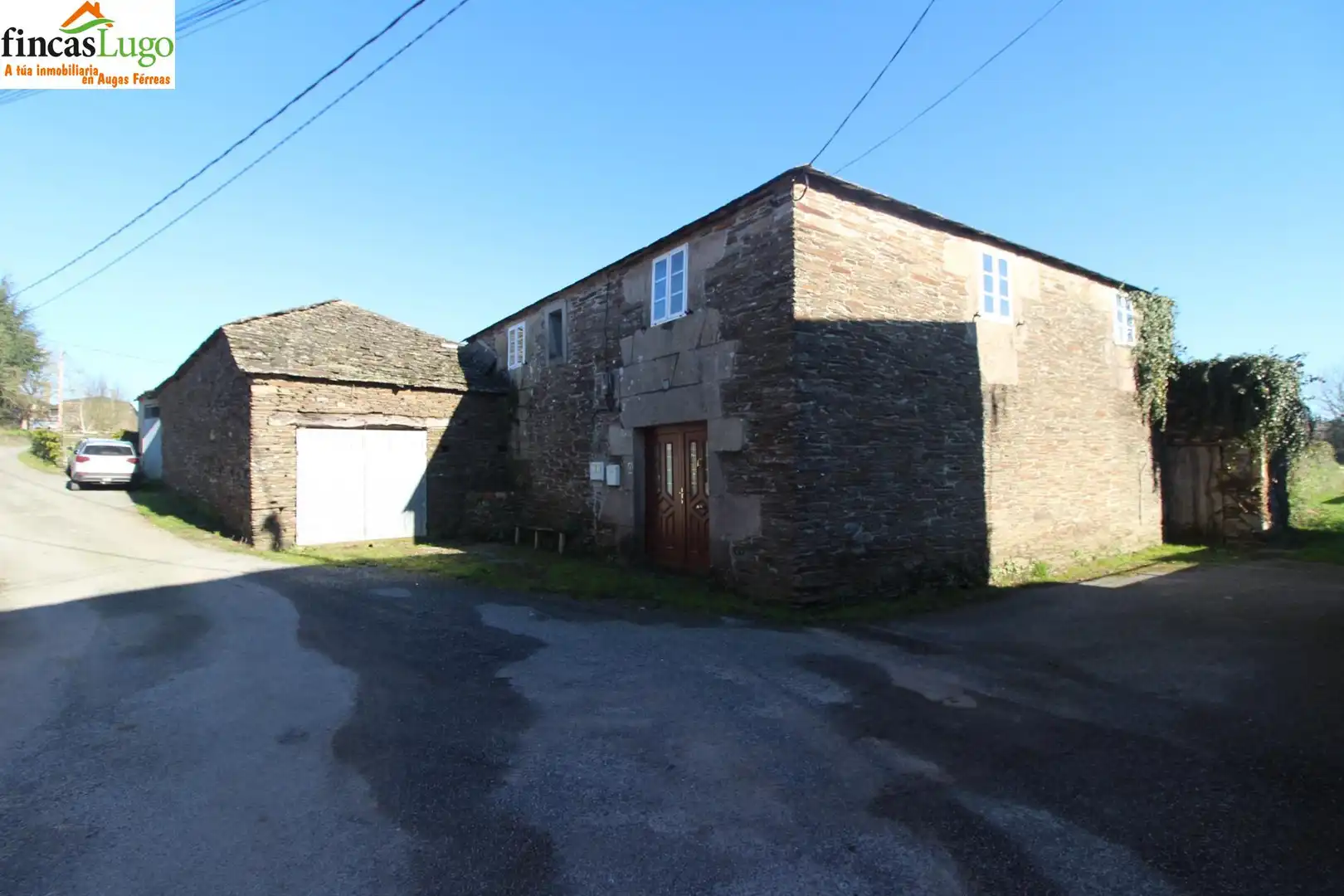 Vista exterior de Casa o chalet en venta en Lugo con Jardín privado, Terraza y Trastero