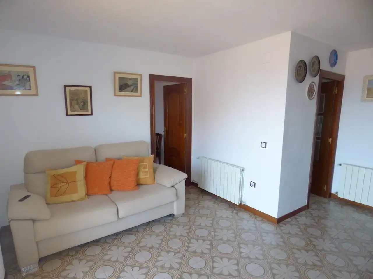 Wohnzimmer von Wohnung zum Verkauf in Malgrat de Mar mit Heizung, Privatgarten und Terrasse