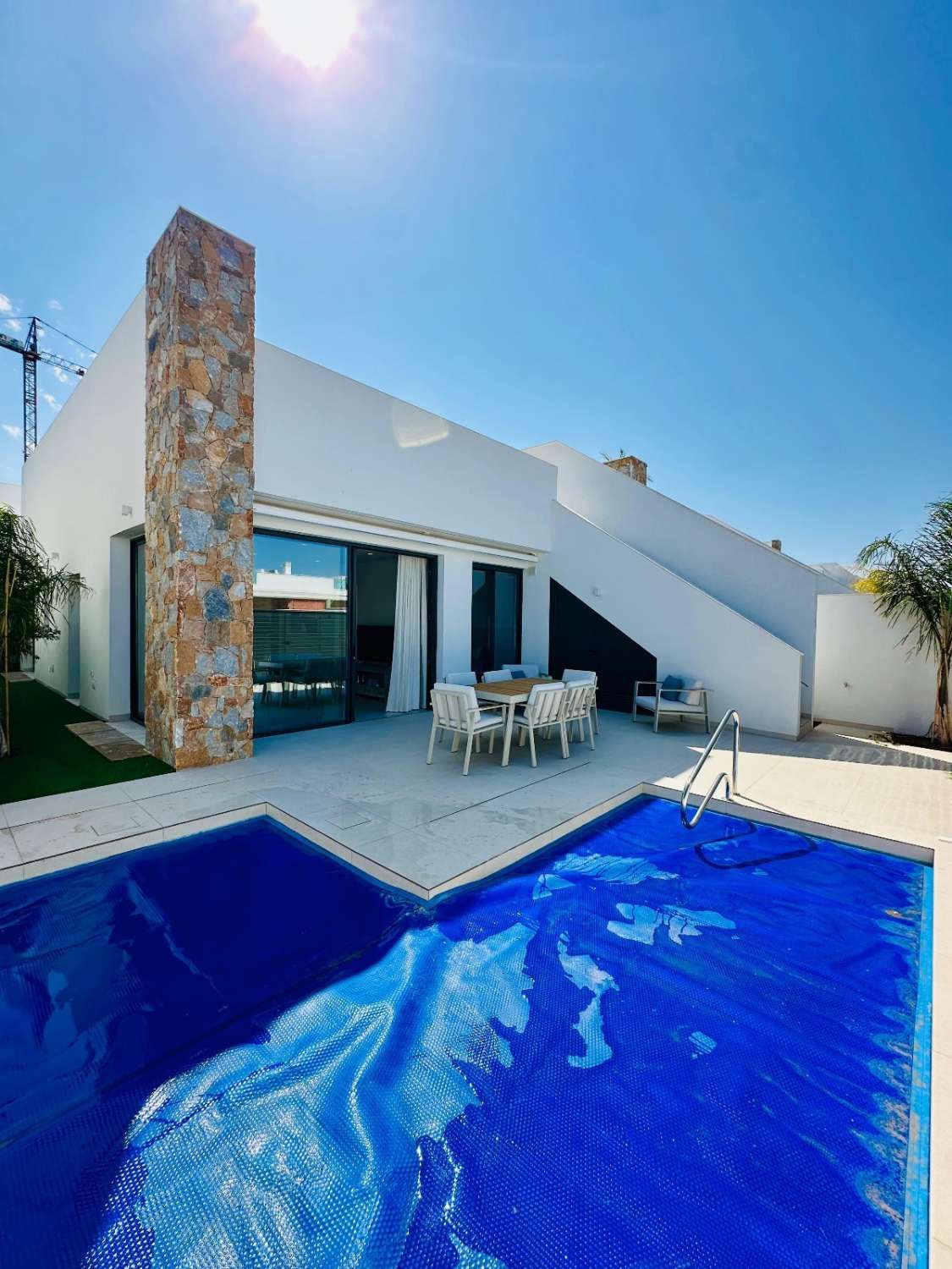 Terrassa de Casa o xalet en venda en San Javier amb Aire condicionat, Piscina i Internet