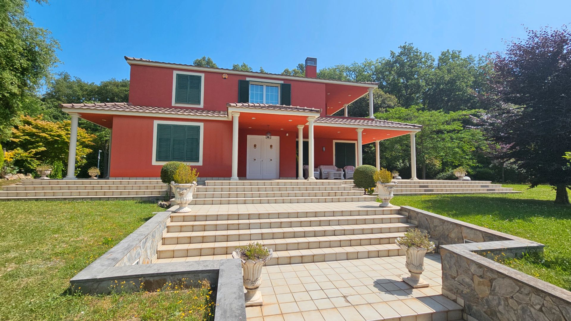 Jardí de Casa o xalet en venda en Sant Feliu de Pallerols amb Calefacció, Jardí privat i Terrassa