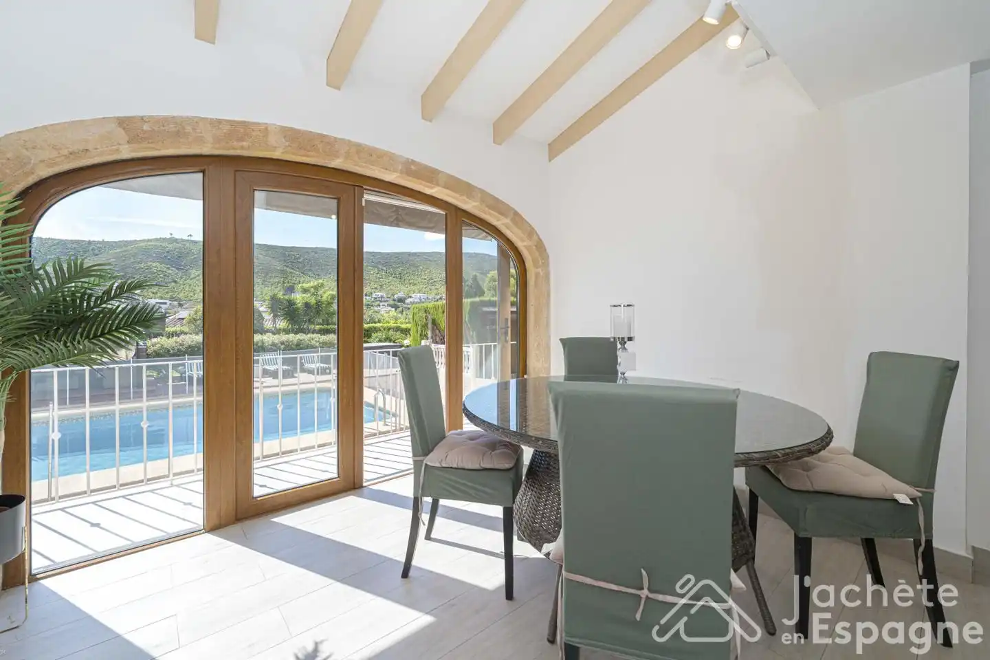Dining room of Houses for sale in Jávea / Xàbia  with Air Conditioner, Heating and Private garden