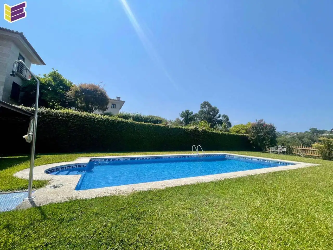 Piscina de Casa o xalet de lloguer en Gondomar amb Calefacció, Jardí privat i Terrassa