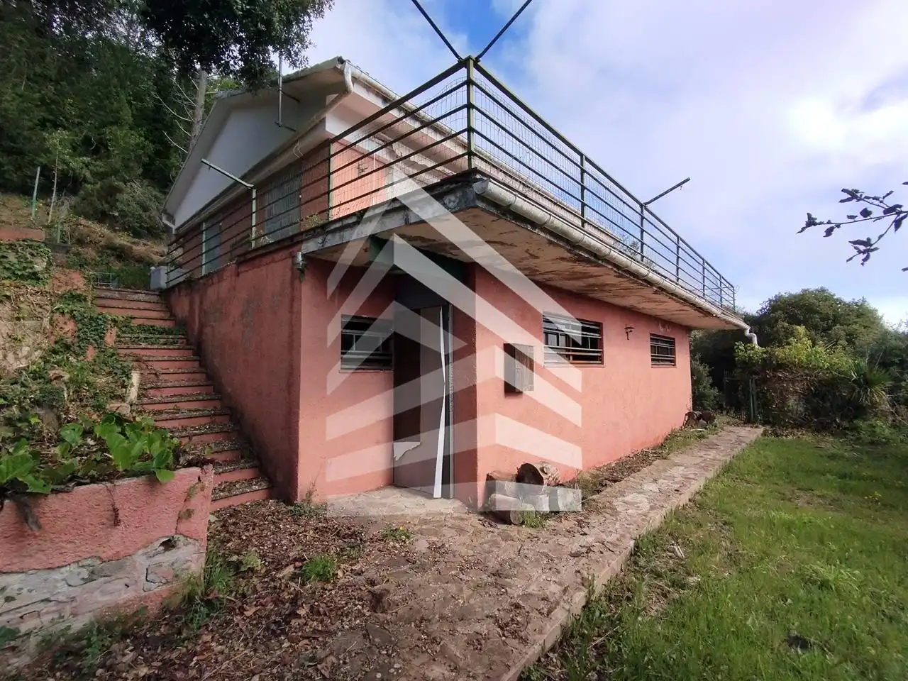 Exterior view of Houses for sale in Susqueda  with Private garden and Terrace