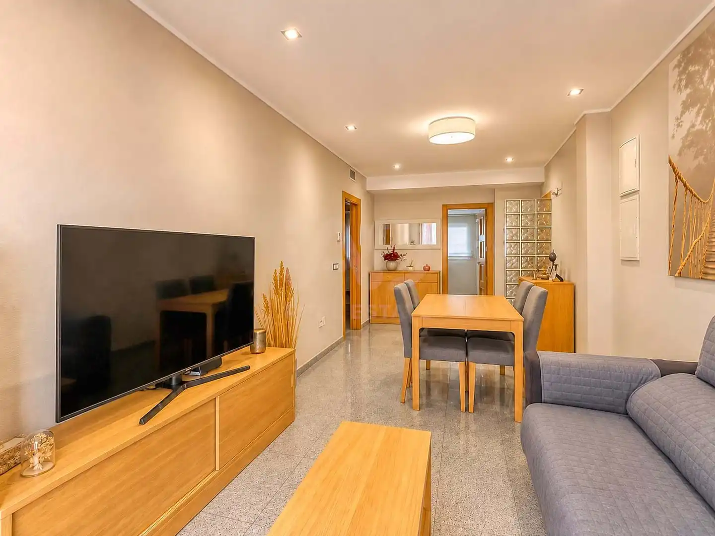 Living room of Flat for sale in Petrer  with Air Conditioner and Heating
