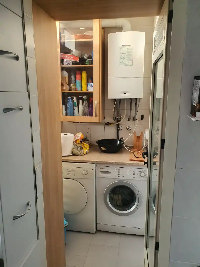 Küche von Wohnung zur Miete in Alicante / Alacant mit Klimaanlage, Parkett und Möbliert
