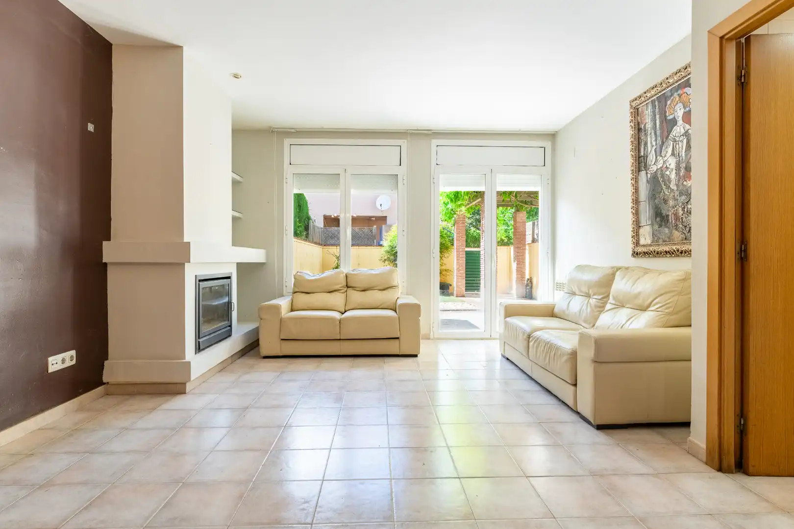 Sala de estar de Casa adosada en venta en Reus con Aire acondicionado, Calefacción y Jardín privado