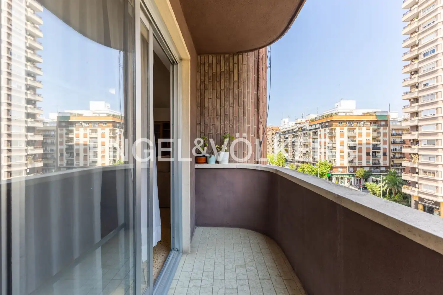 Balcony of Flat for rent in Valencia  with Air Conditioner, Heating and Terrace