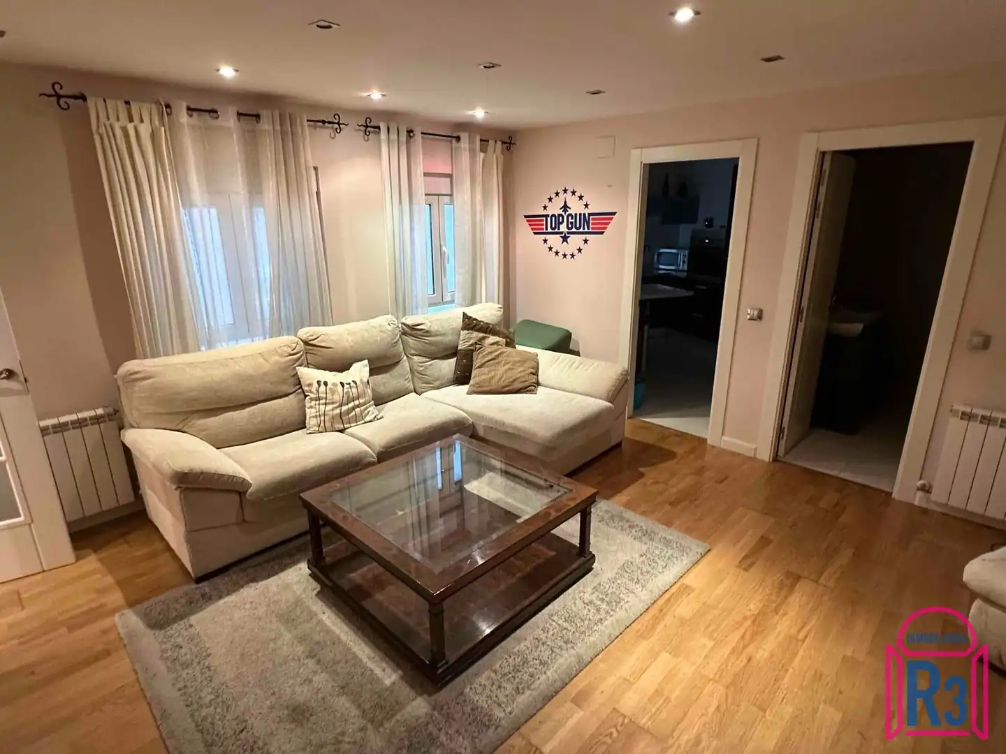 Sala de estar de Apartamento de alquiler en León Capital  con Calefacción y Amueblado