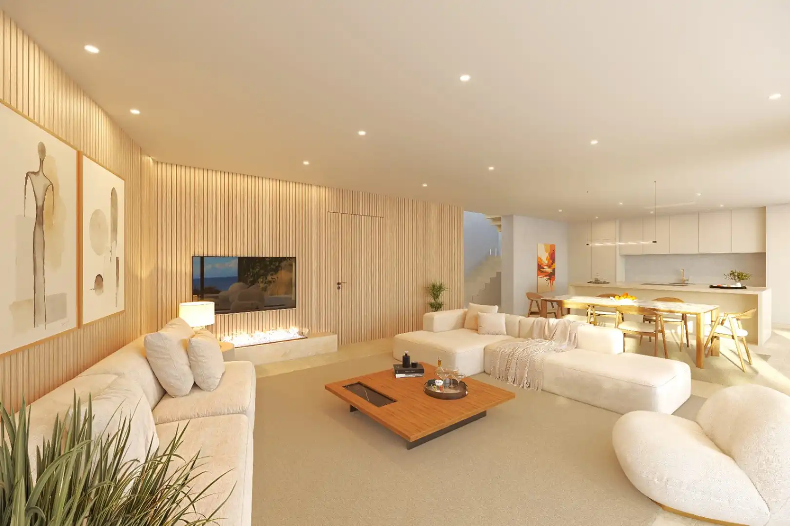 Living room of Houses for sale in Jávea / Xàbia  with Air Conditioner, Heating and Private garden