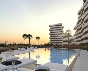 Swimming pool of Flat for sale in Alicante / Alacant  with Air Conditioner, Heating and Private garden