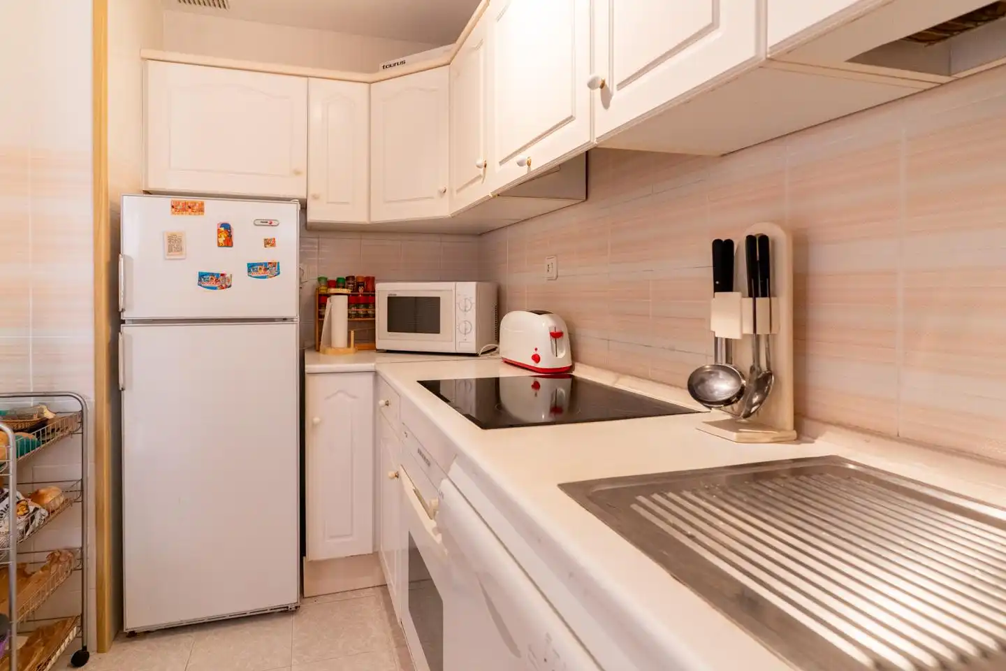 Kitchen of Flat for sale in Santa Pola  with Terrace and Furnished