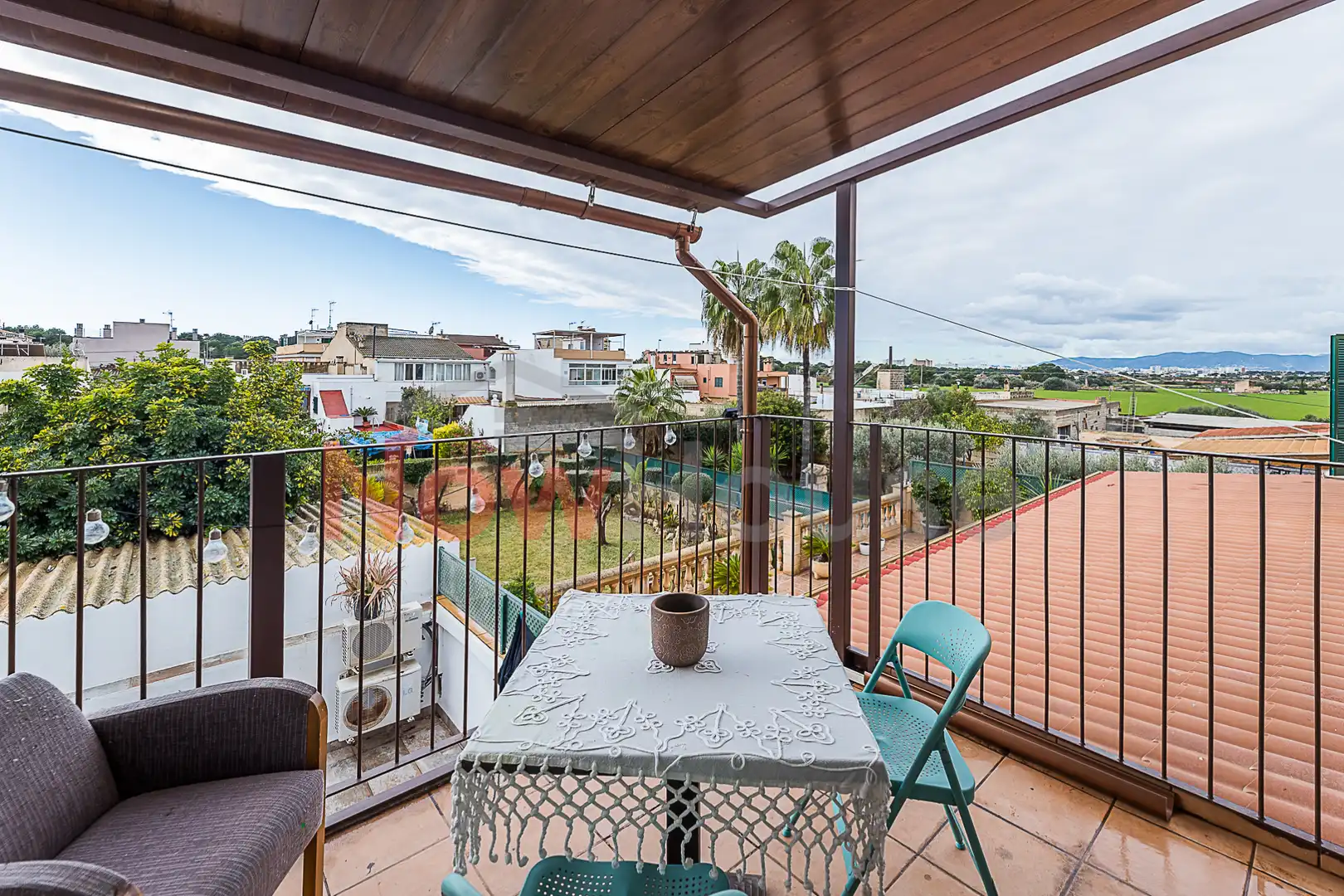 Balcony of Flat for sale in  Palma de Mallorca  with Air Conditioner, Heating and Terrace