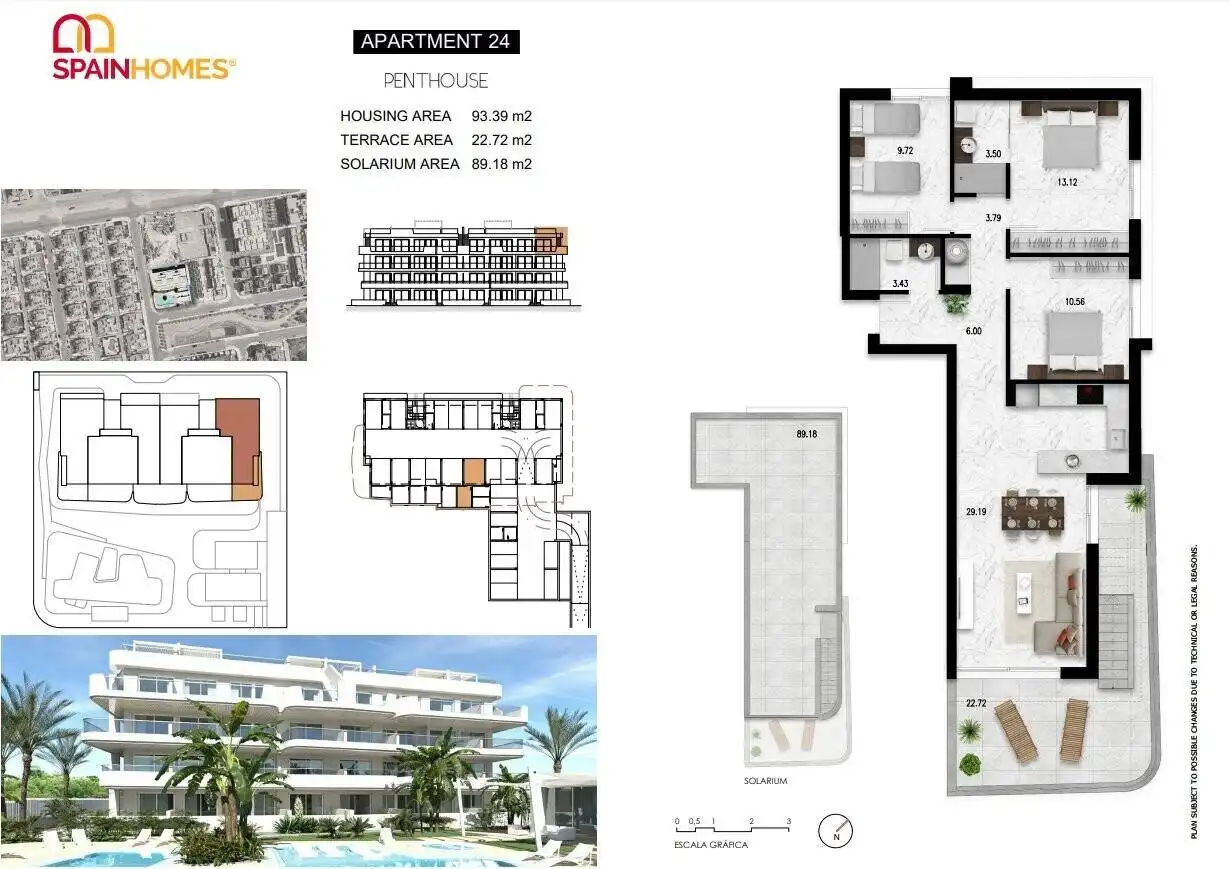 Apartament amb terrassa en venda a Orihuela Costa, imagen 34