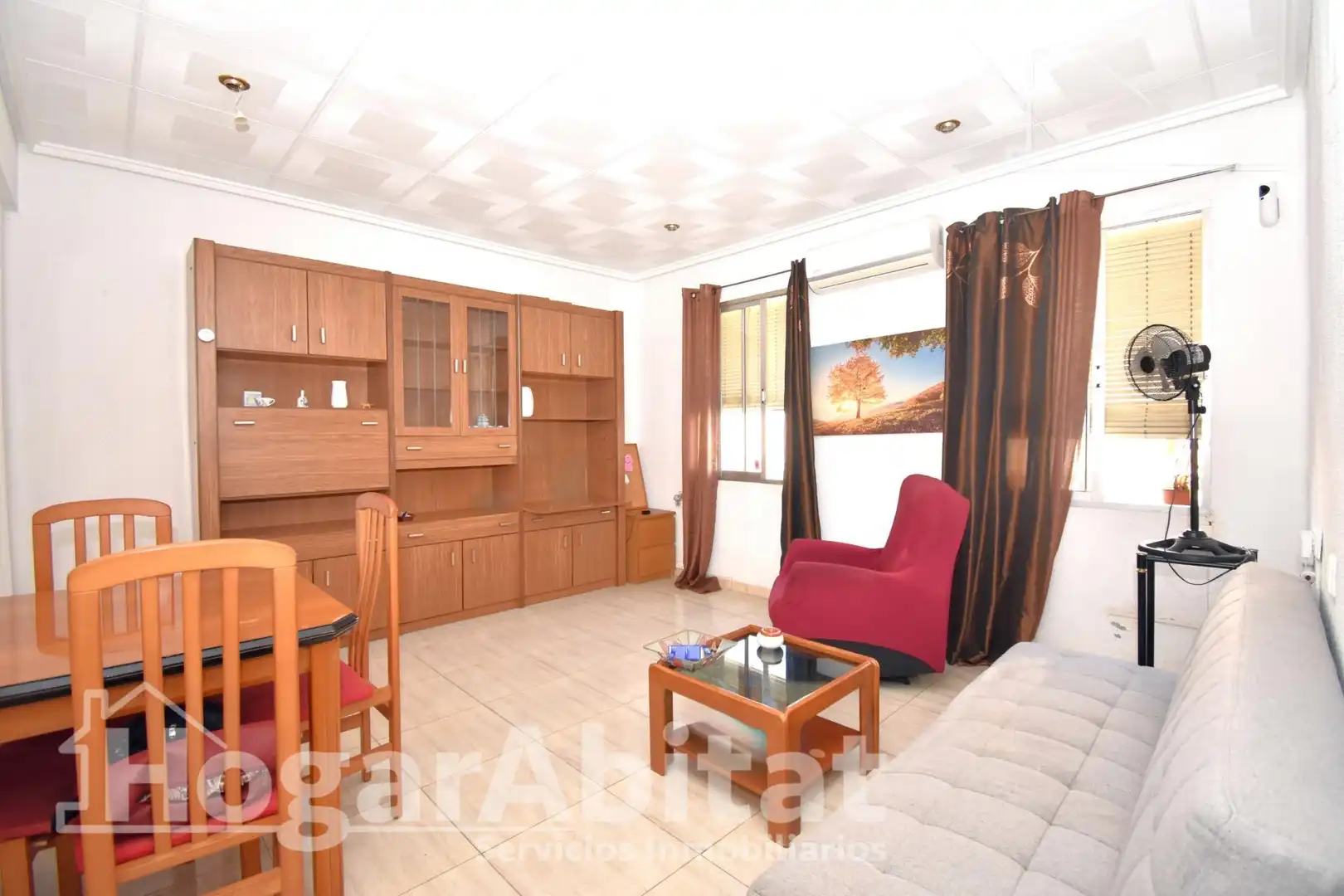 Sala de estar de Piso en venta en Sagunto / Sagunt con Aire acondicionado, Calefacción y Amueblado