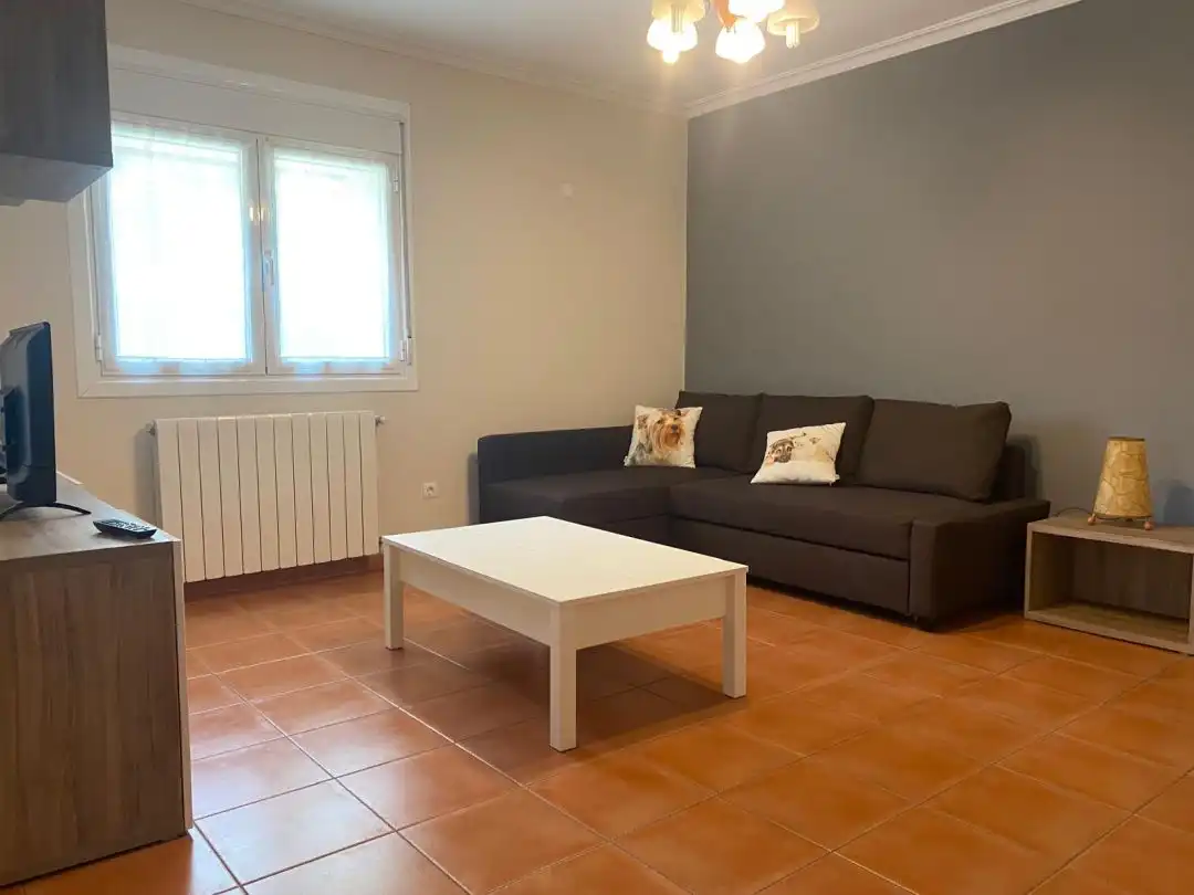 Sala de estar de Casa o chalet en venta en Idiazabal con Calefacción, Terraza y Amueblado