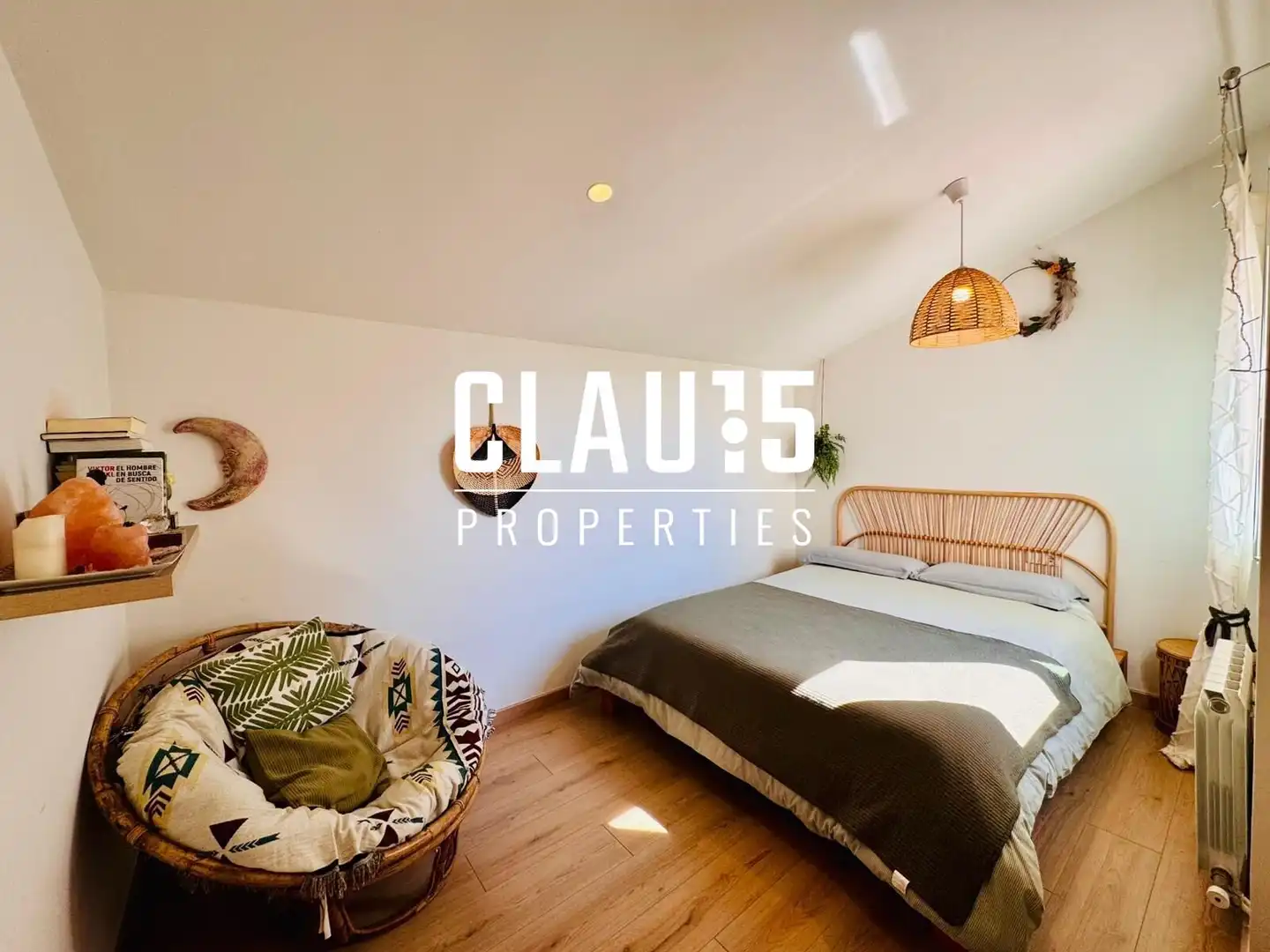 Schlafzimmer von Maisonette zum Verkauf in Blanes mit Klimaanlage, Heizung und Terrasse