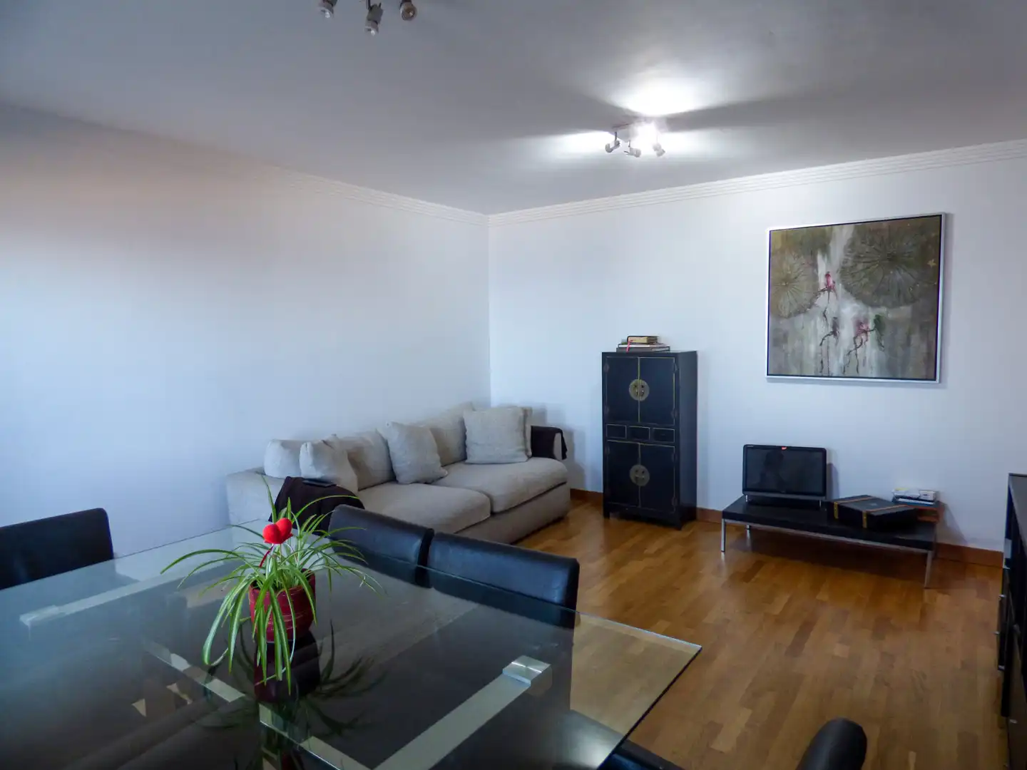 Sala d'estar de Casa adosada en venda en El Rosario amb Parquet, Forn i Rentadora
