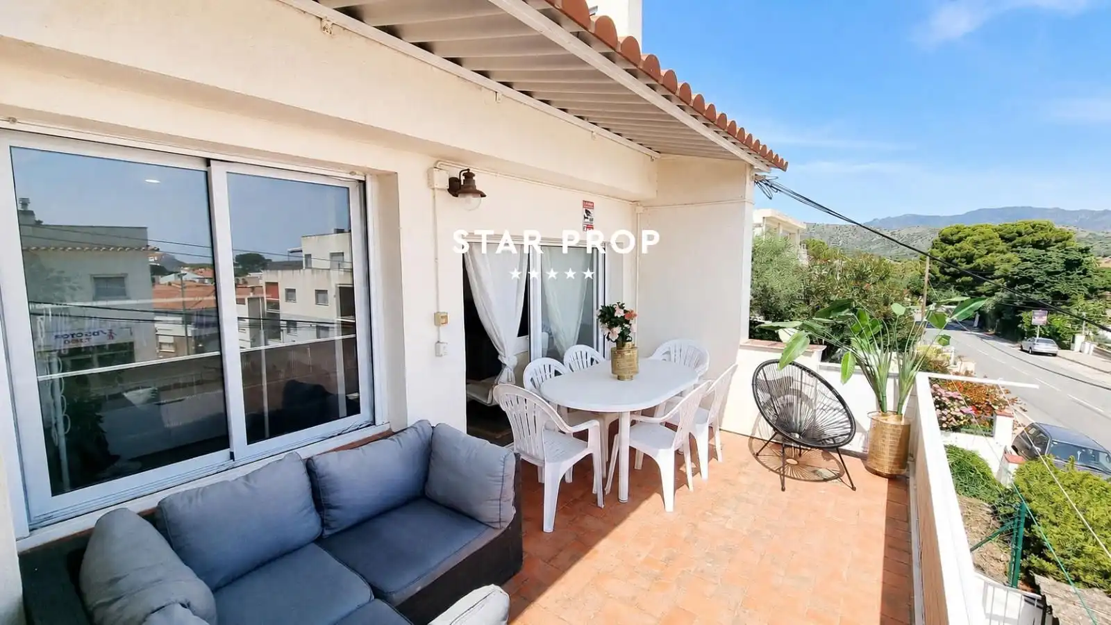 Terrace of Flat for sale in Llançà  with Terrace, Washing machine and Microwave