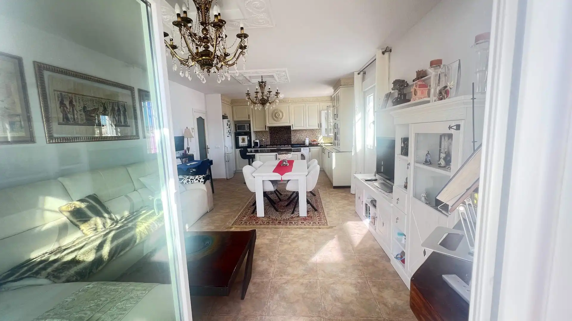 Cocina de Casa o chalet en venta en La Nucia con Aire acondicionado, Jardín privado y Terraza