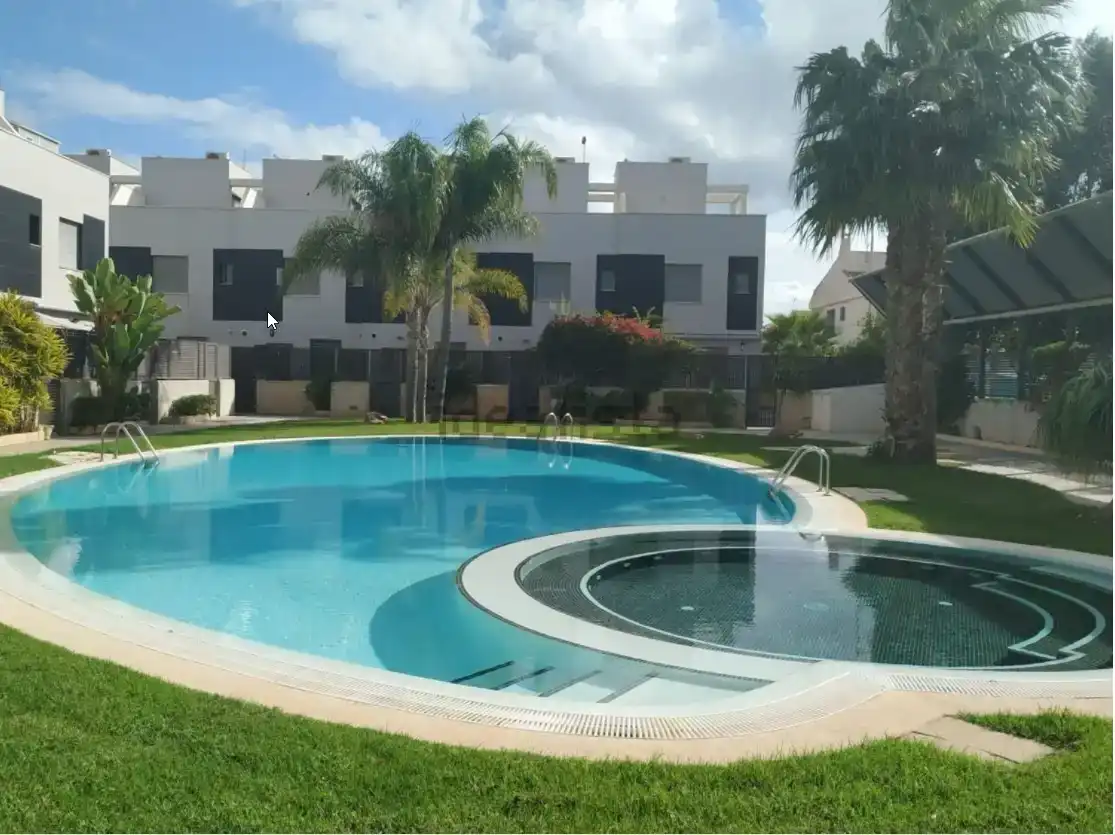 Swimming pool of Flat for sale in Pilar de la Horadada  with Private garden, Swimming Pool and Furnished