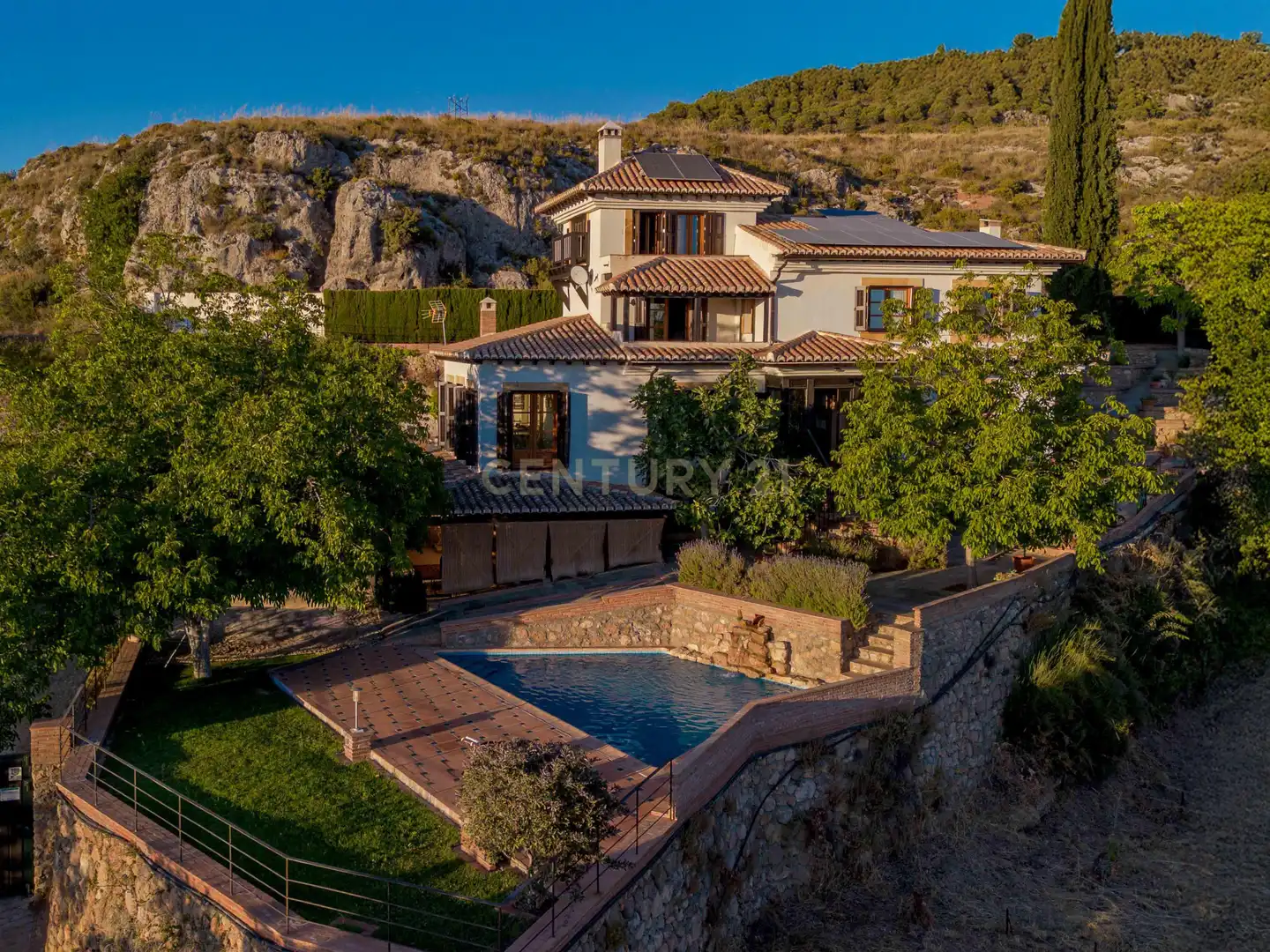 Vista exterior de Casa o chalet en venta en Nívar con Jardín privado, Trastero y Piscina