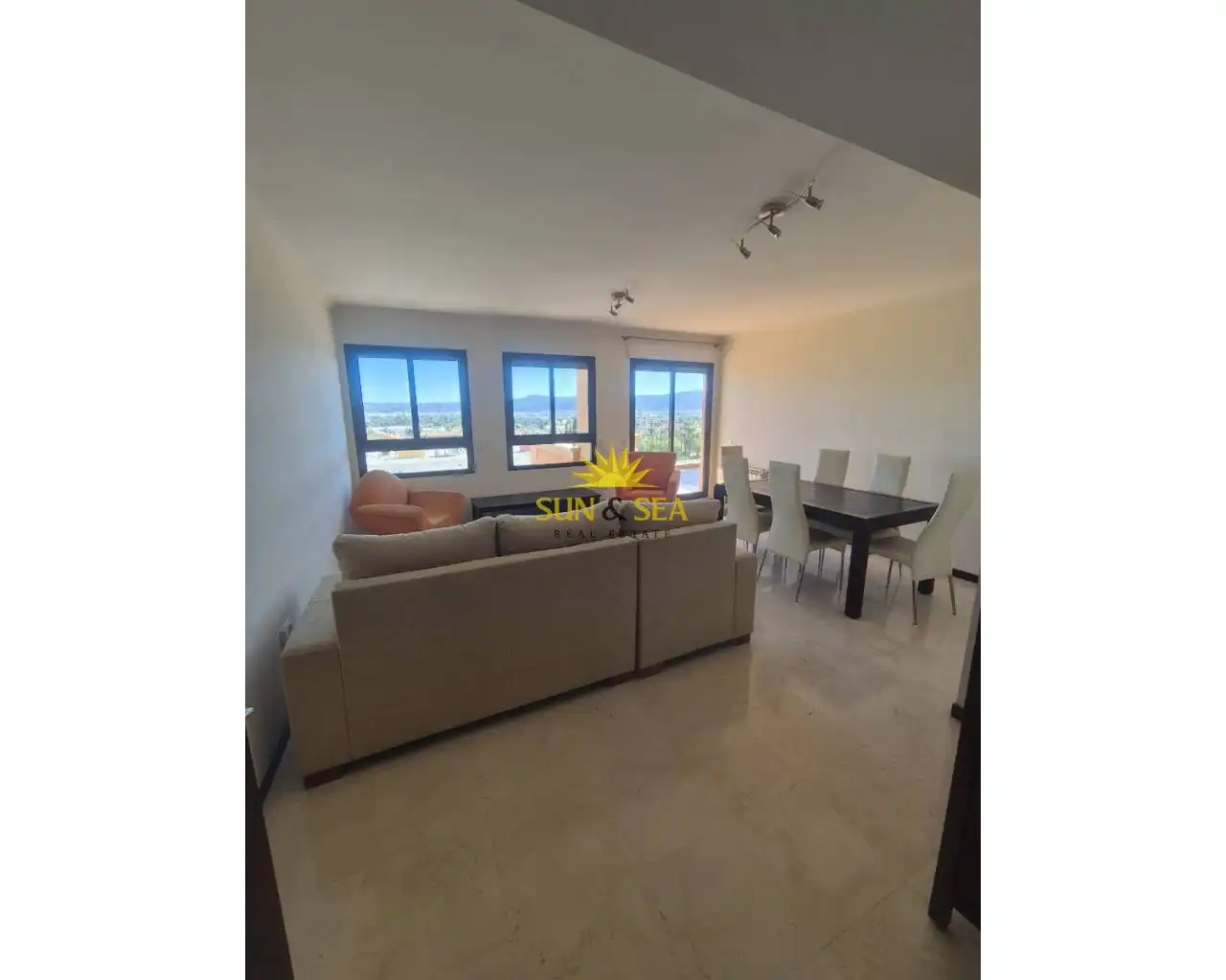 Living room of Flat for sale in Murcia  with Air Conditioner, Heating and Parquet flooring