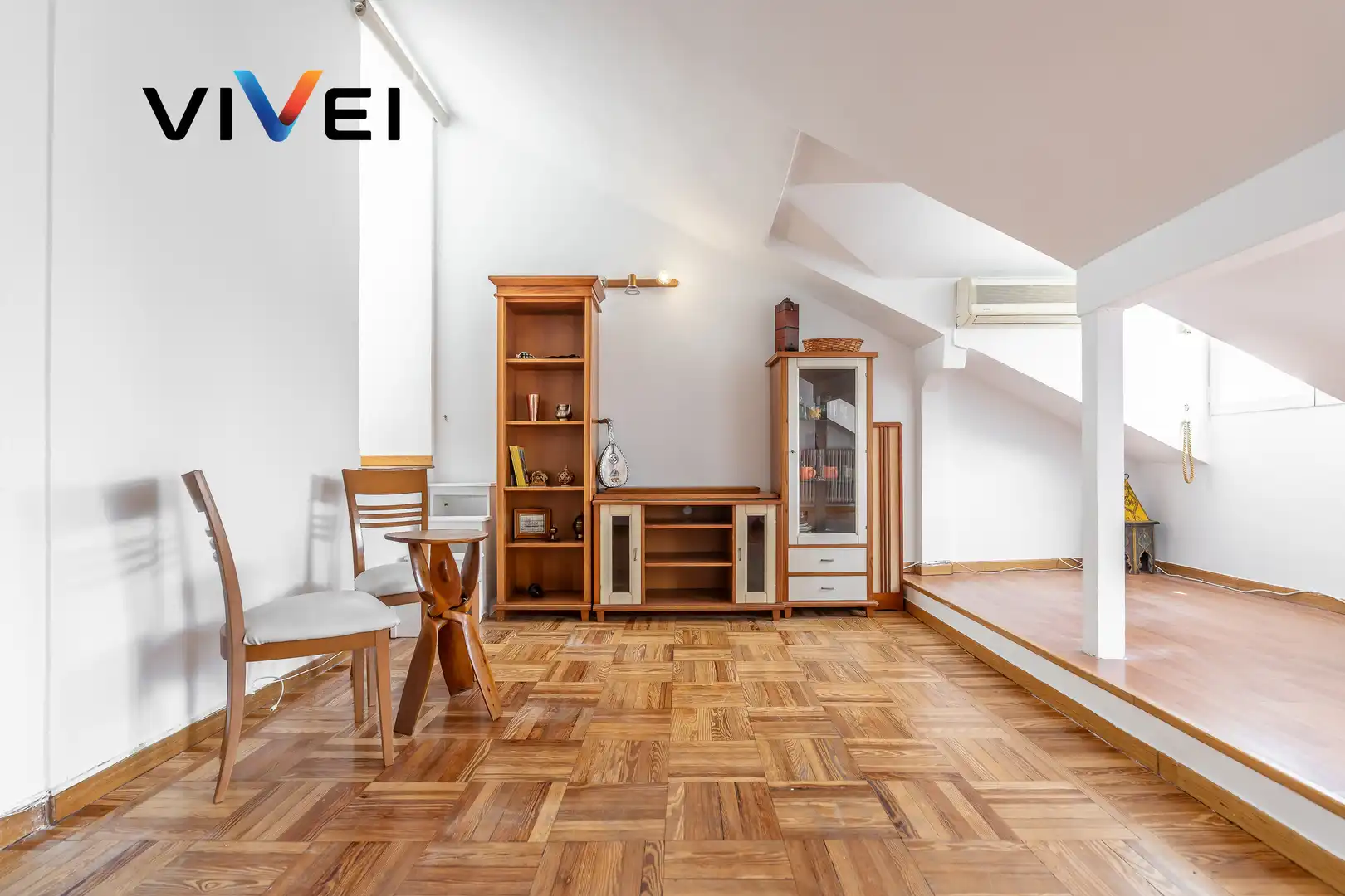 Sala d'estar de Àtic en venda en Madrid amb Calefacció i Terrassa