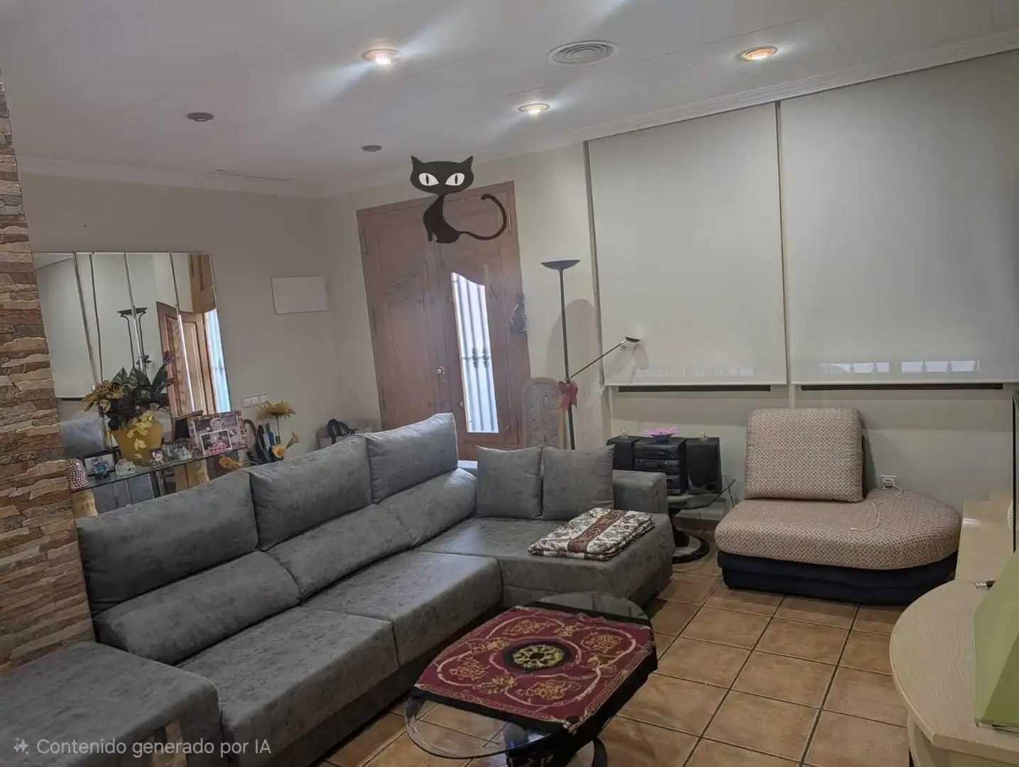 Sala d'estar de Casa o xalet en venda en Albal amb Terrassa i Balcó