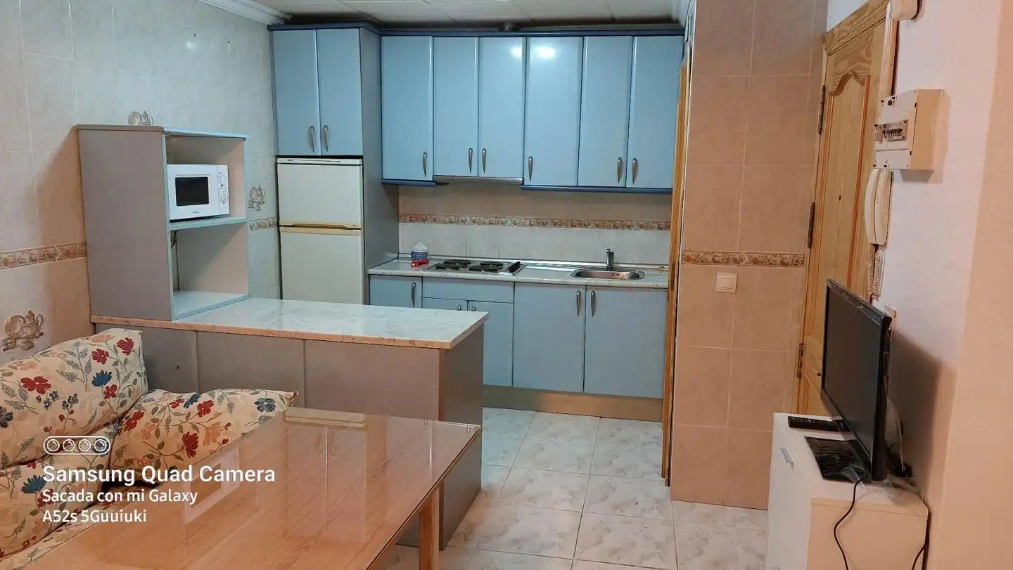 Kitchen of Study for rent in Granada  with Furnished