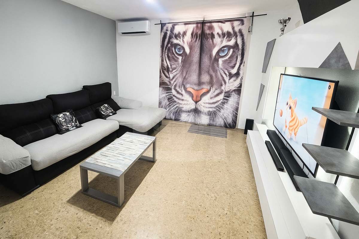 Sala d'estar de Pis en venda en Málaga Capital amb Aire condicionat i Terrassa