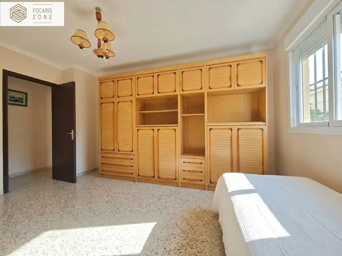 Bedroom of Flat for sale in Málaga  with Terrace and Balcony
