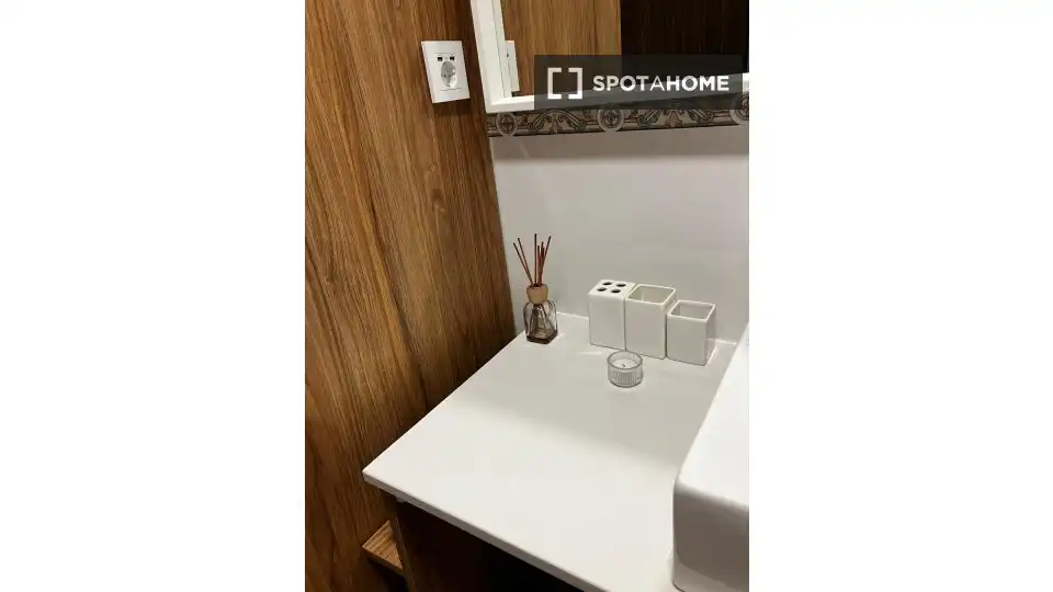 Bany de Apartament per a compartir en Madrid amb Aire condicionat, Calefacció i Terrassa