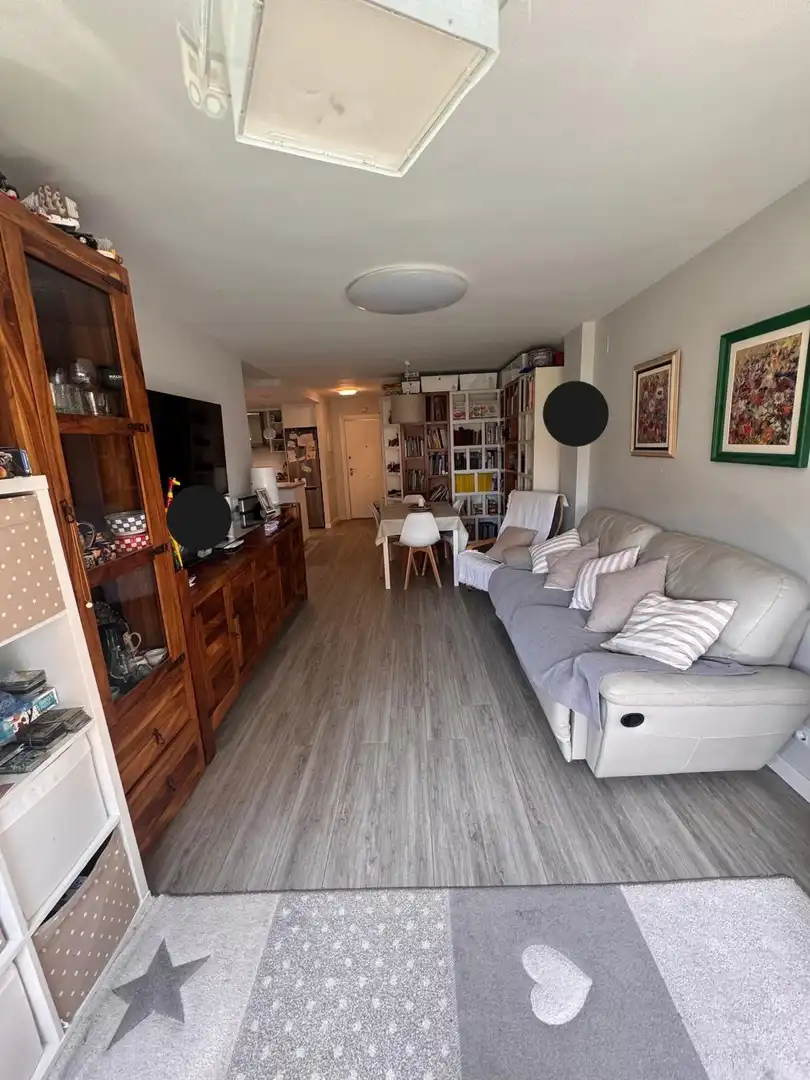 Wohnzimmer von Wohnung zum Verkauf in L'Hospitalet de Llobregat mit Klimaanlage, Heizung und Parkett
