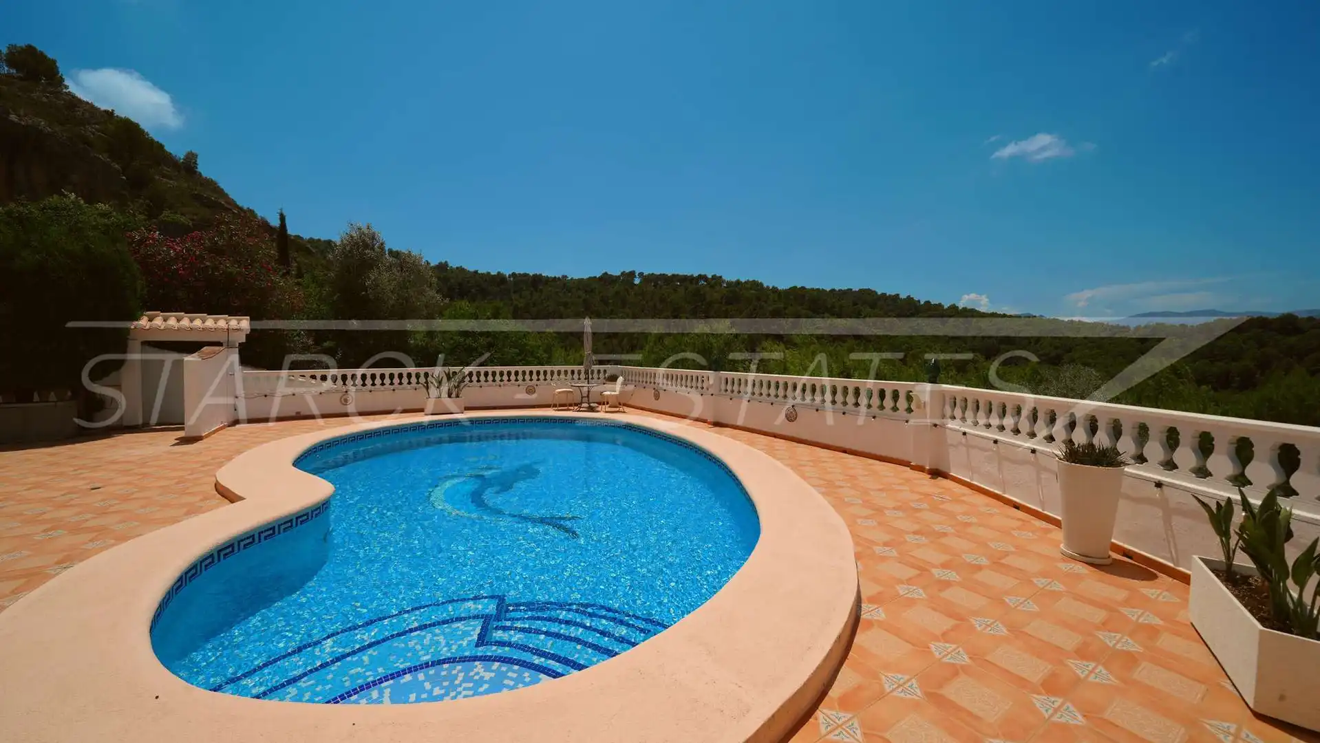 Piscina de Casa o xalet en venda en Benidoleig amb Aire condicionat, Jardí privat i Piscina