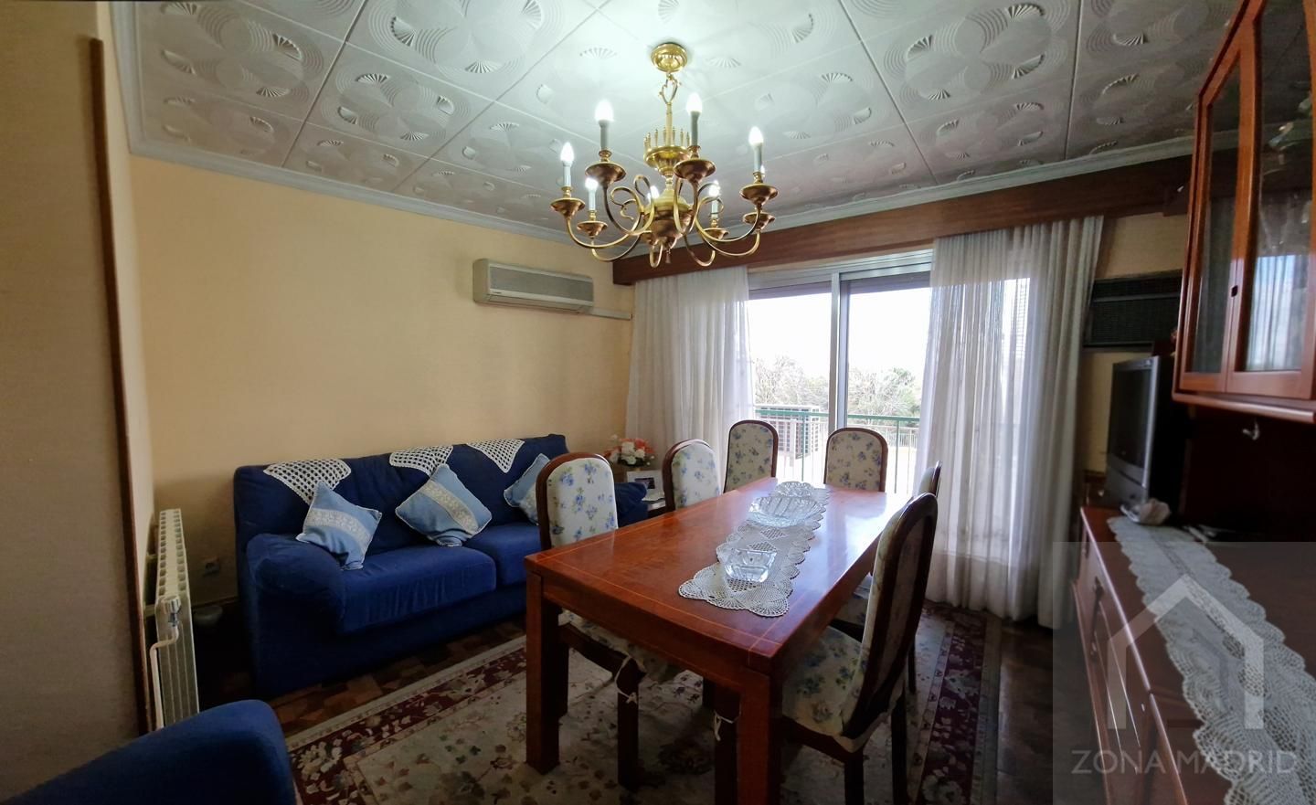 Dining room of Flat for sale in  Madrid Capital  with Air Conditioner and Terrace