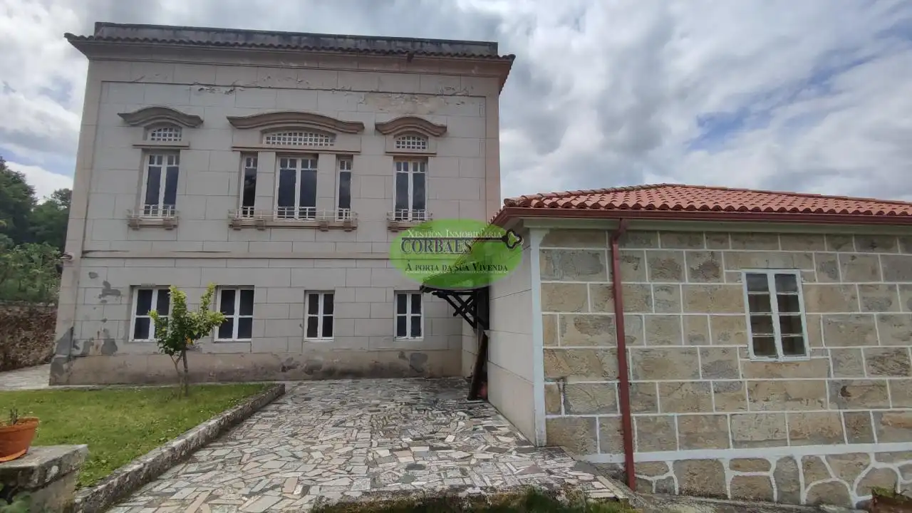 Vista exterior de Casa o chalet en venta en Ramirás con Calefacción, Jardín privado y Piscina
