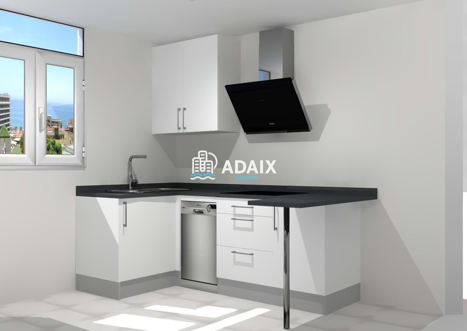 Kitchen of Flat to rent in Madroñera  with Air Conditioner and Heating