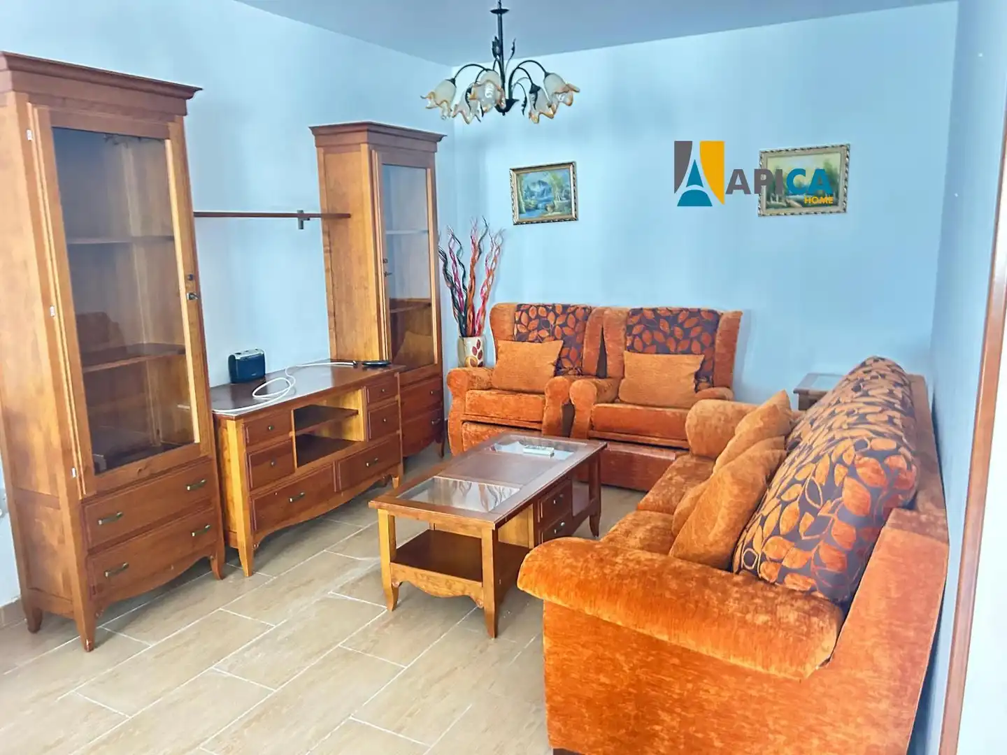 Sala d'estar de Pis en venda en Conil de la Frontera amb Aire condicionat i Moblat