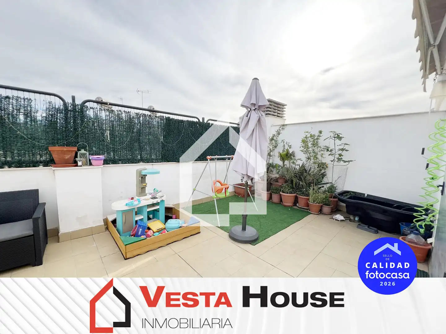 Terrasse von Maisonette zum Verkauf in San Vicente del Raspeig / Sant Vicent del Raspeig mit Klimaanlage, Parkett und Terrasse