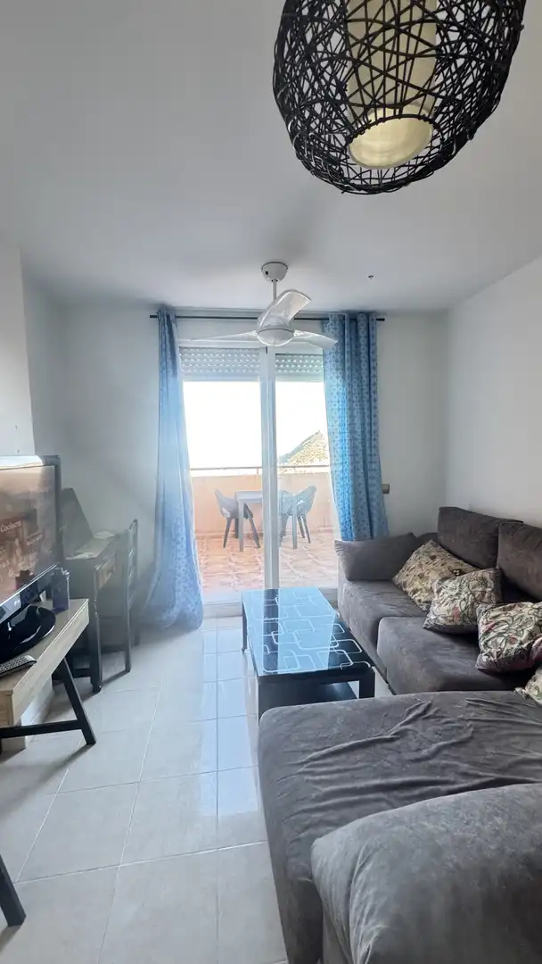 Living room of Apartments for sale in Vícar  with Terrace, Swimming Pool and Balcony