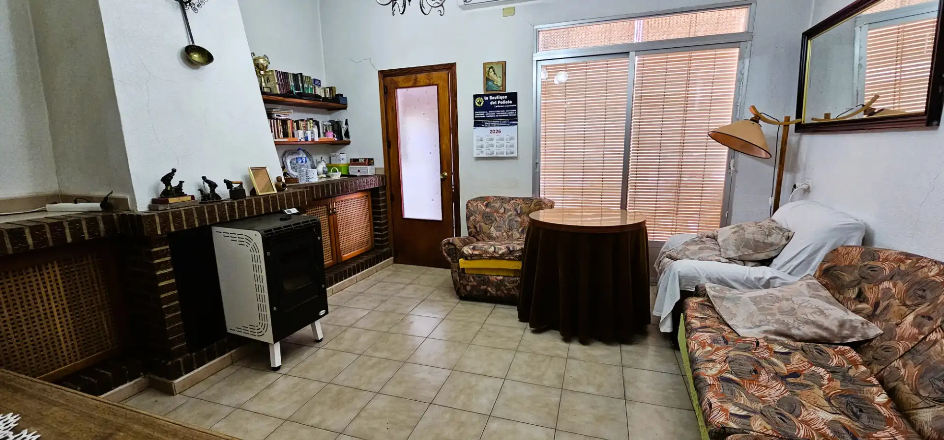 Sala de estar de Casa adosada en venta en Totana con Terraza, Trastero y Amueblado