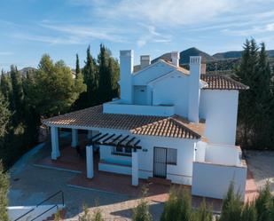 Exterior view of Single-family semi-detached for sale in Fuente Álamo de Murcia  with Air Conditioner, Heating and Private garden
