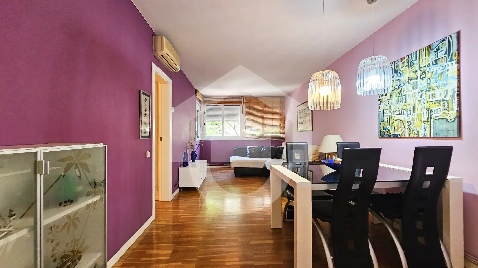 Sala d'estar de Pis en venda en Barcelona amb Aire condicionat i Calefacció