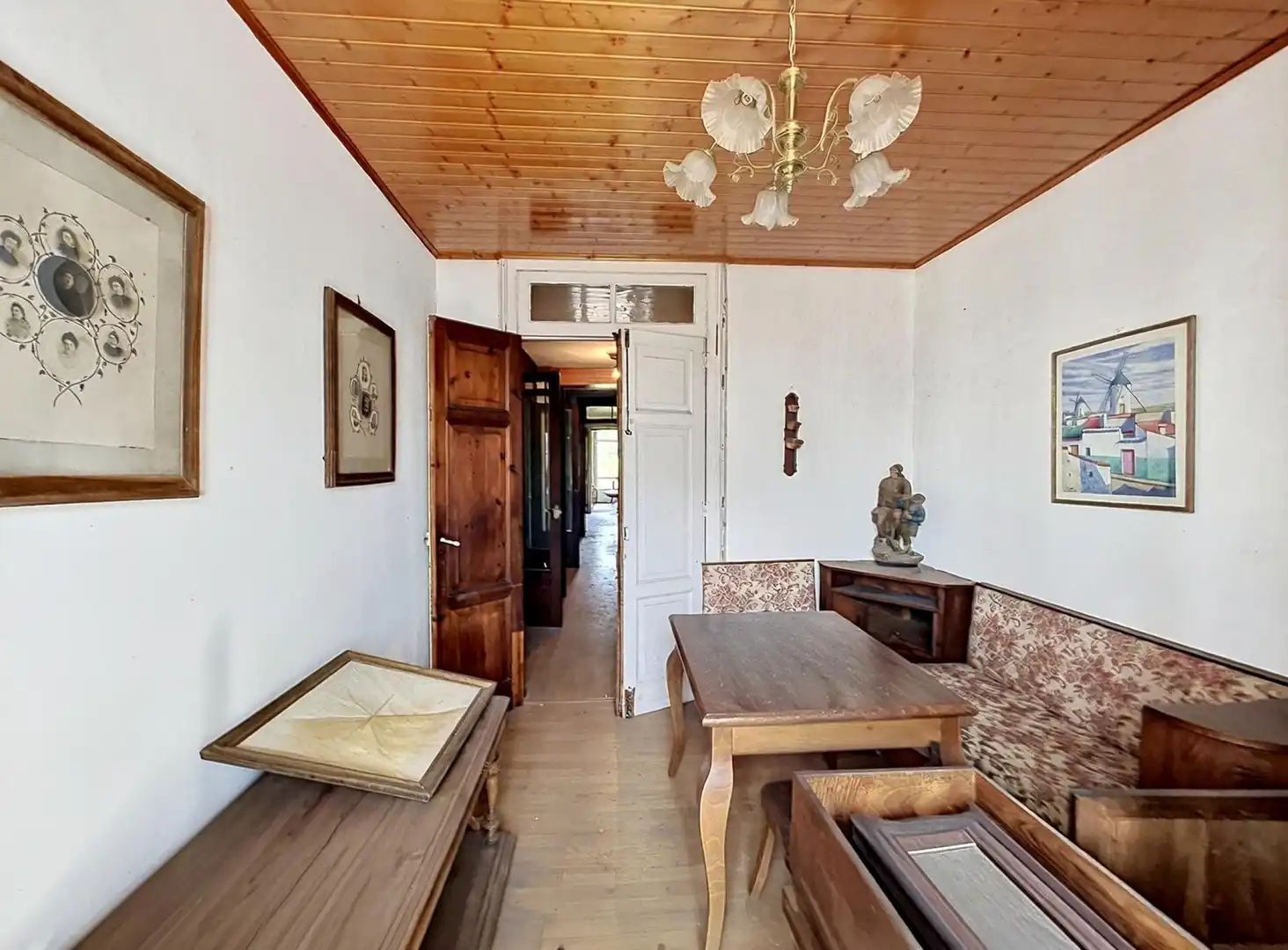 Comedor de Finca rústica en venta en Pontecesures con Terraza y Balcón
