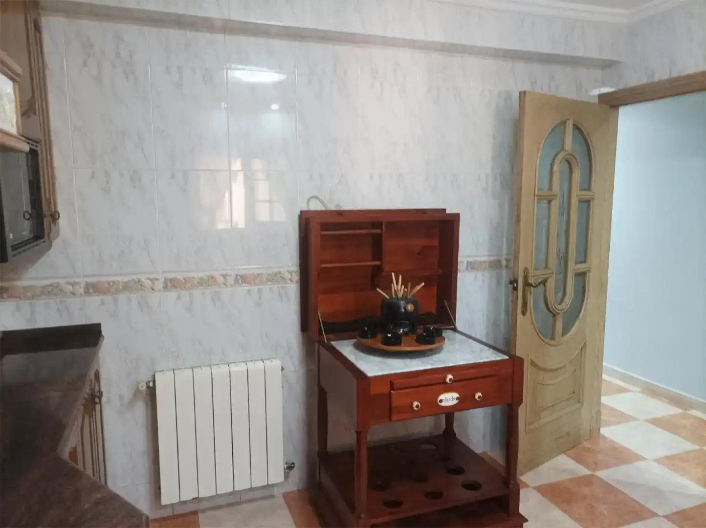 Cuina de Casa o xalet de lloguer en Dénia amb Aire condicionat, Jardí privat i Parquet