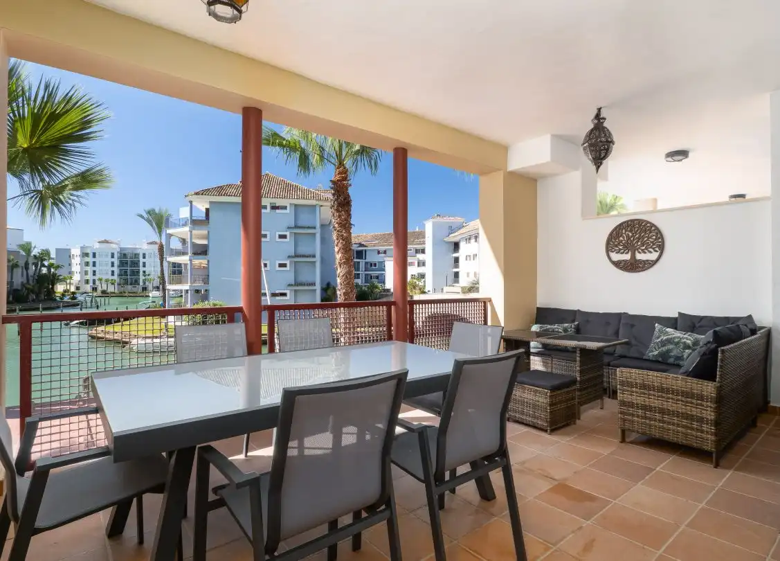 Terrace of Flat for rent in Sotogrande  with Air Conditioner, Heating and Terrace