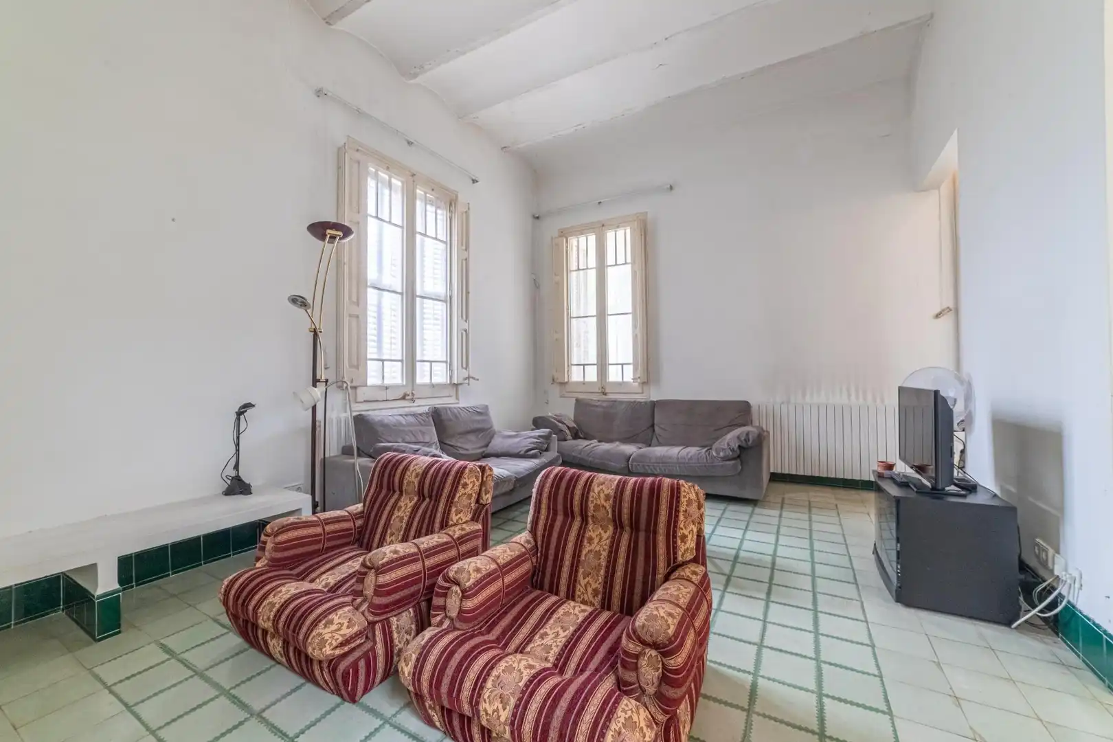 Sala d'estar de Casa o xalet en venda en Caldes de Malavella amb Calefacció, Jardí privat i Terrassa