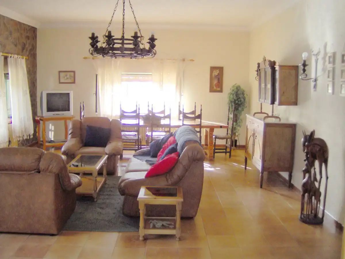 Living room of Houses for sale in Viso del Marqués  with Heating, Terrace and Storage room